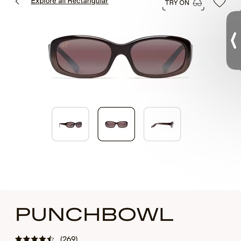 Maui Jim Dark Brown Sunglasses